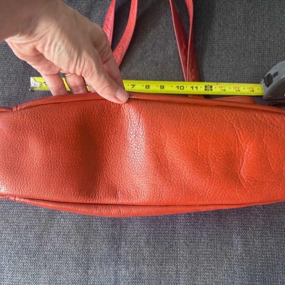 Libaire brick color leather purse - Picture 2 of 8